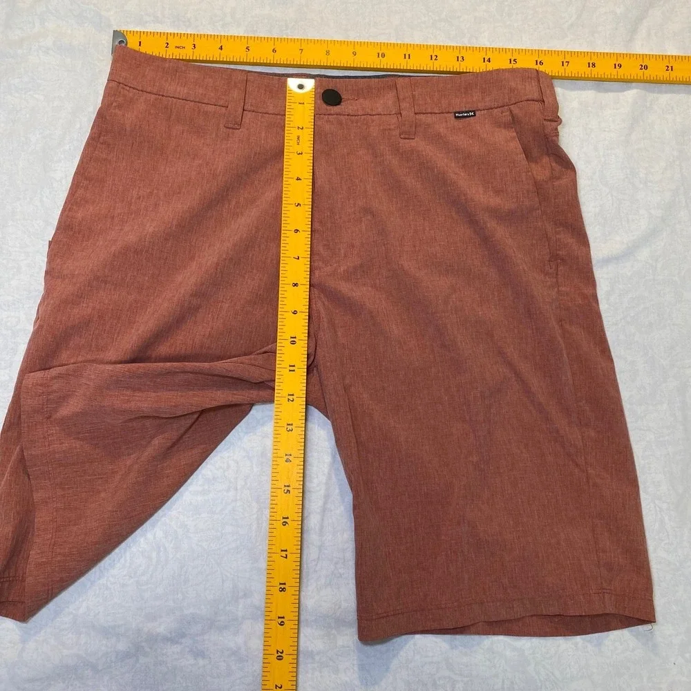 Hurley Phantom Hybrid Shorts Orange Heather Men's Size 30 Stretch